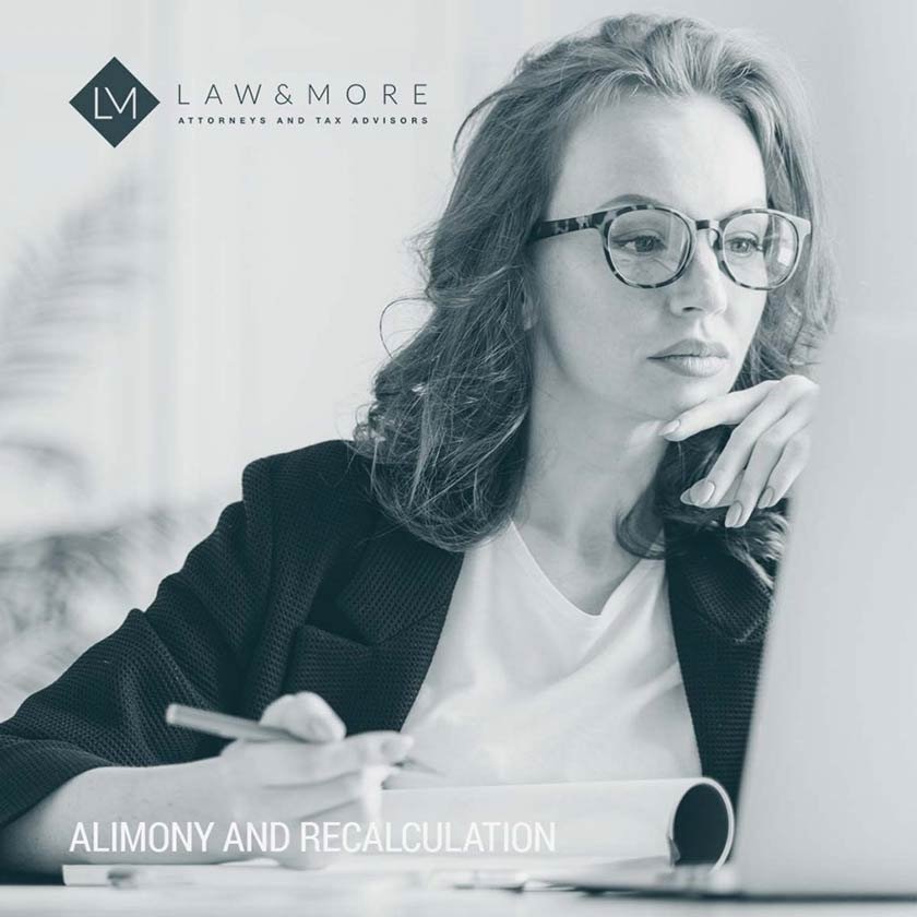 Alimony and recalculation image