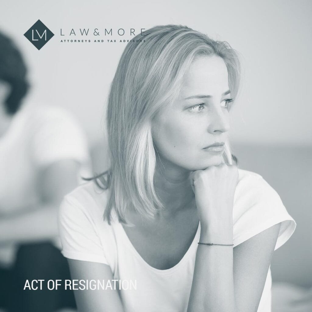 What Is The Act Of Resignation In Divorce