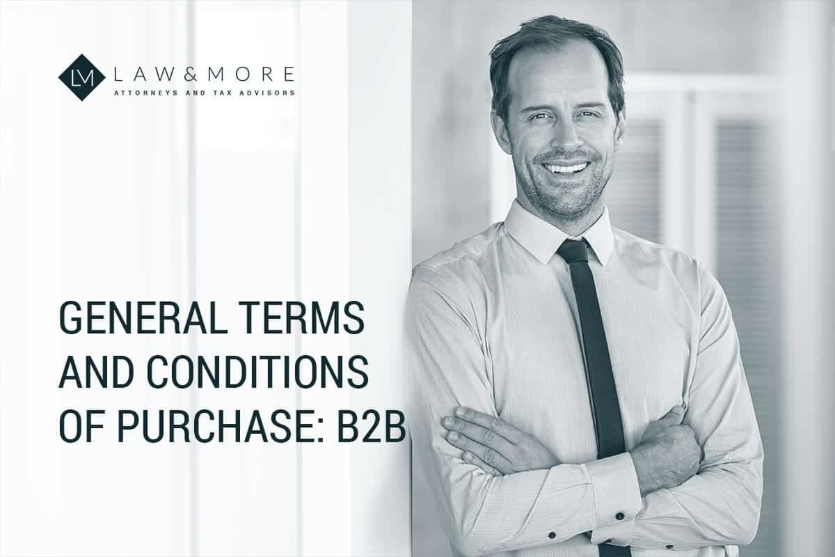 General terms and conditions of purchase: B2B