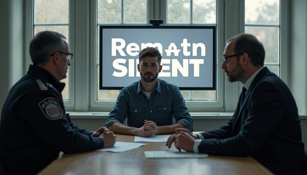 The Right to Remain Silent – Misconceptions and Strategic Considerations in the Netherlands 2 Suspect, officer, and lawyer in Dutch police interrogation room