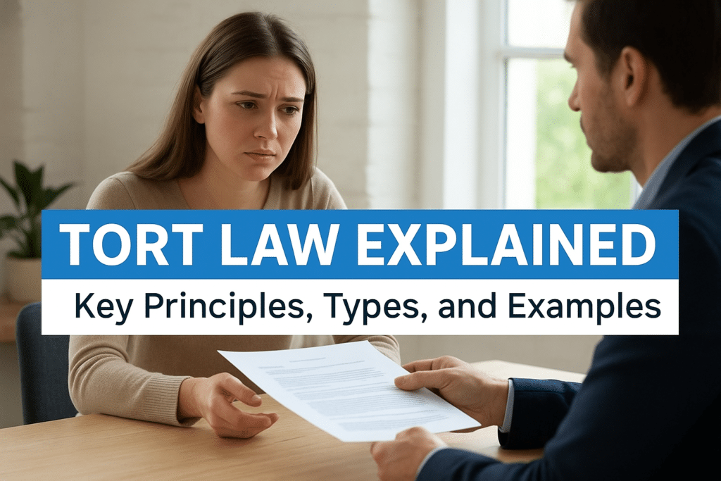 Tort Law Explained: Key Principles, Types, and Examples