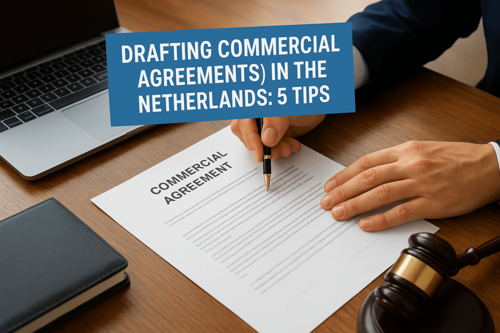 Drafting Commercial Agreements In The Netherlands: 5 Tips