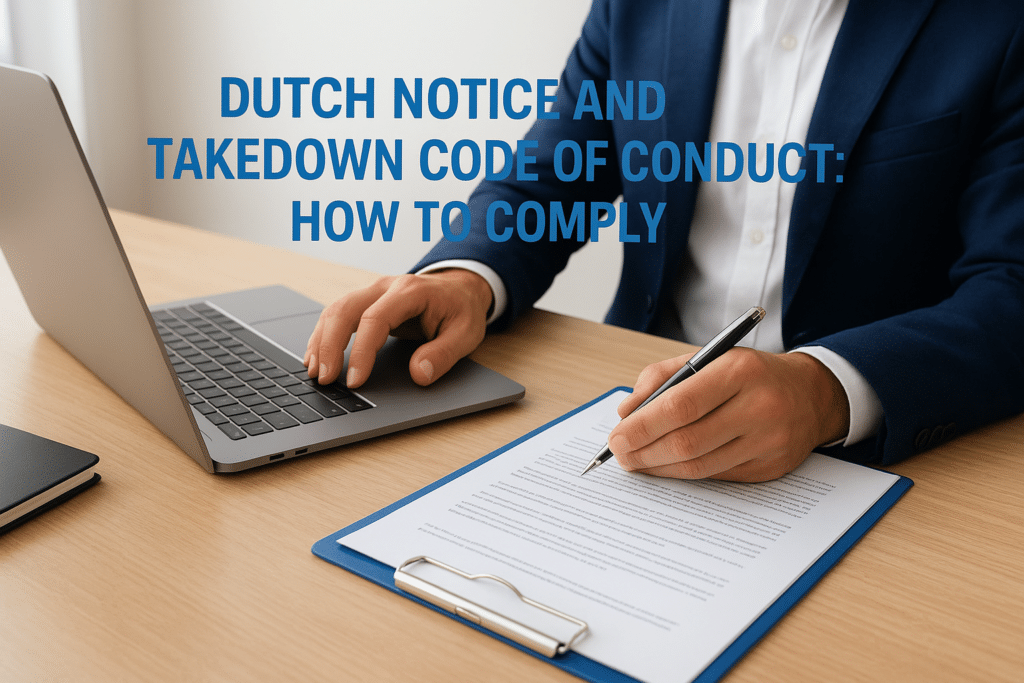 Dutch Notice and Takedown Code of Conduct: How to Comply