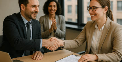 People getting agreement