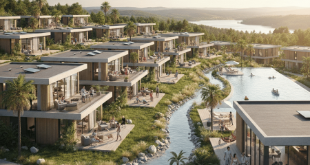 Modern holiday homes in Dutch holiday park