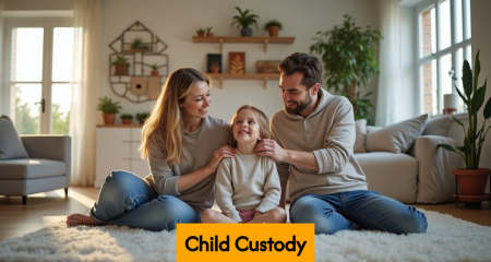 Dutch parents with children in bright home