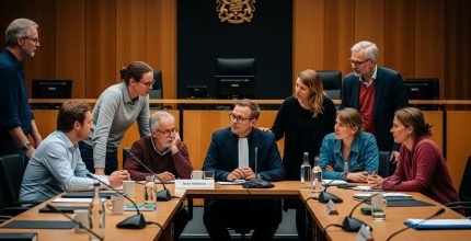 Dutch climate litigation activists courtroom