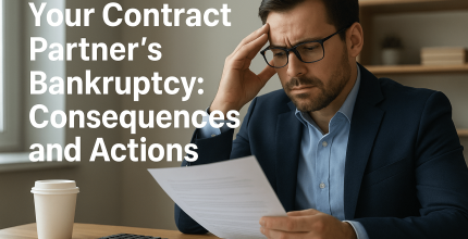 Your Contract Partner’s Bankruptcy: Consequences and Actions