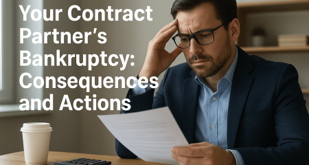 Your Contract Partner’s Bankruptcy: Consequences and Actions