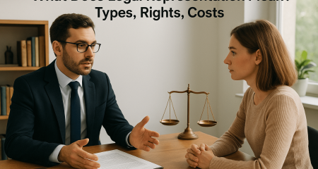 What Does Legal Representation Mean? Types, Rights, Costs
